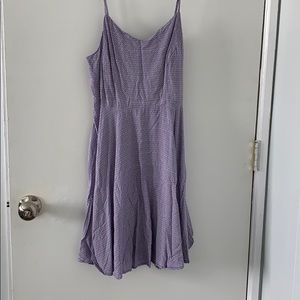 Purple patterned dress